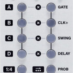 Intellijel Steppy 4x64 Gate/Trigger Sequencer Eurorack Module - Image 4