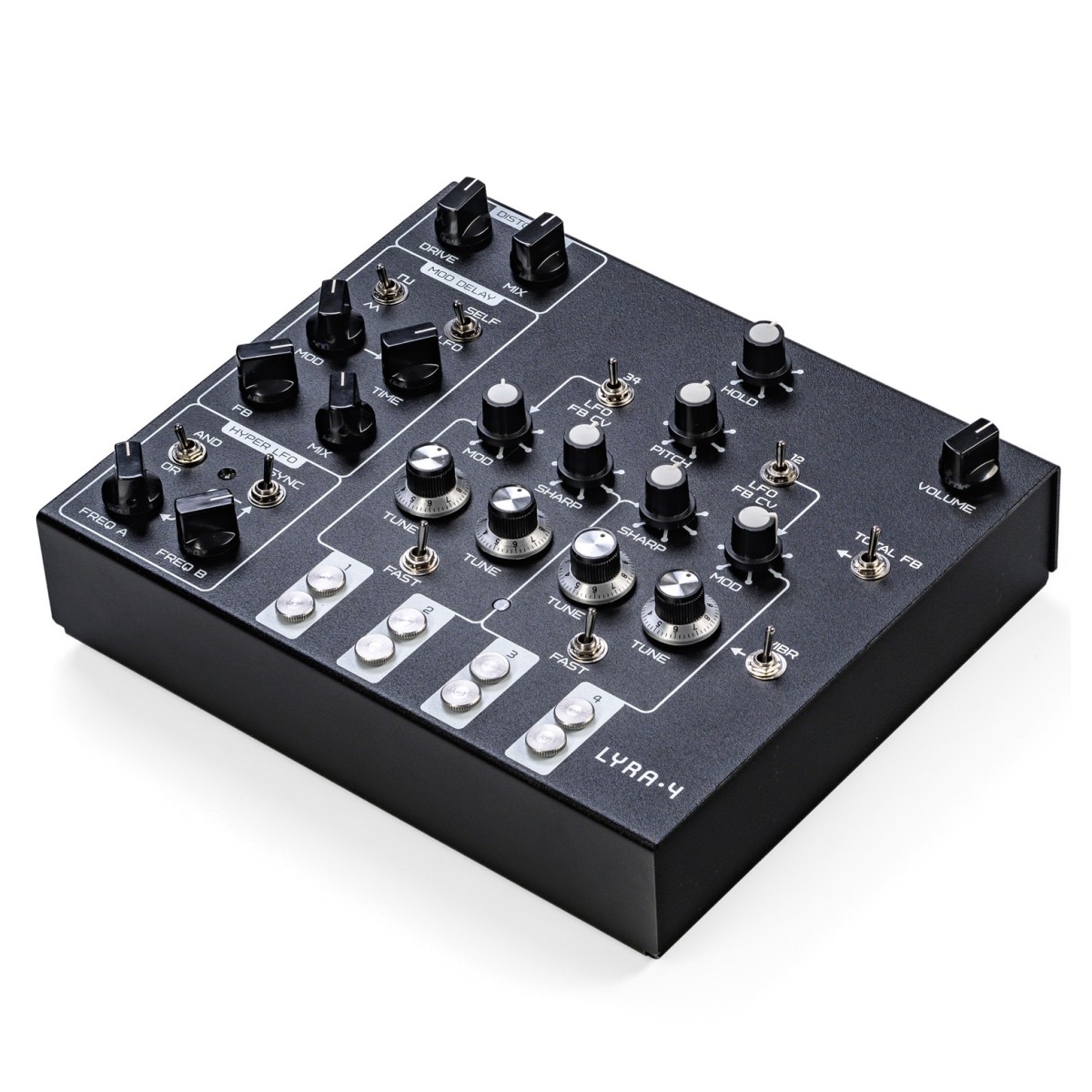 SOMA Laboratory Lyra-4 Analog Synthesizer Black Beast - Image 2