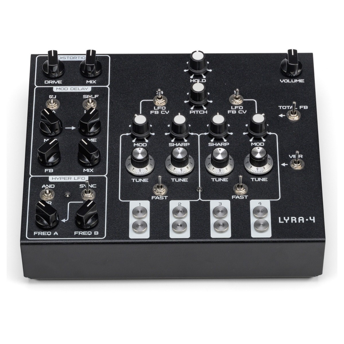 SOMA Laboratory Lyra-4 Analog Synthesizer Black Beast - Image 3