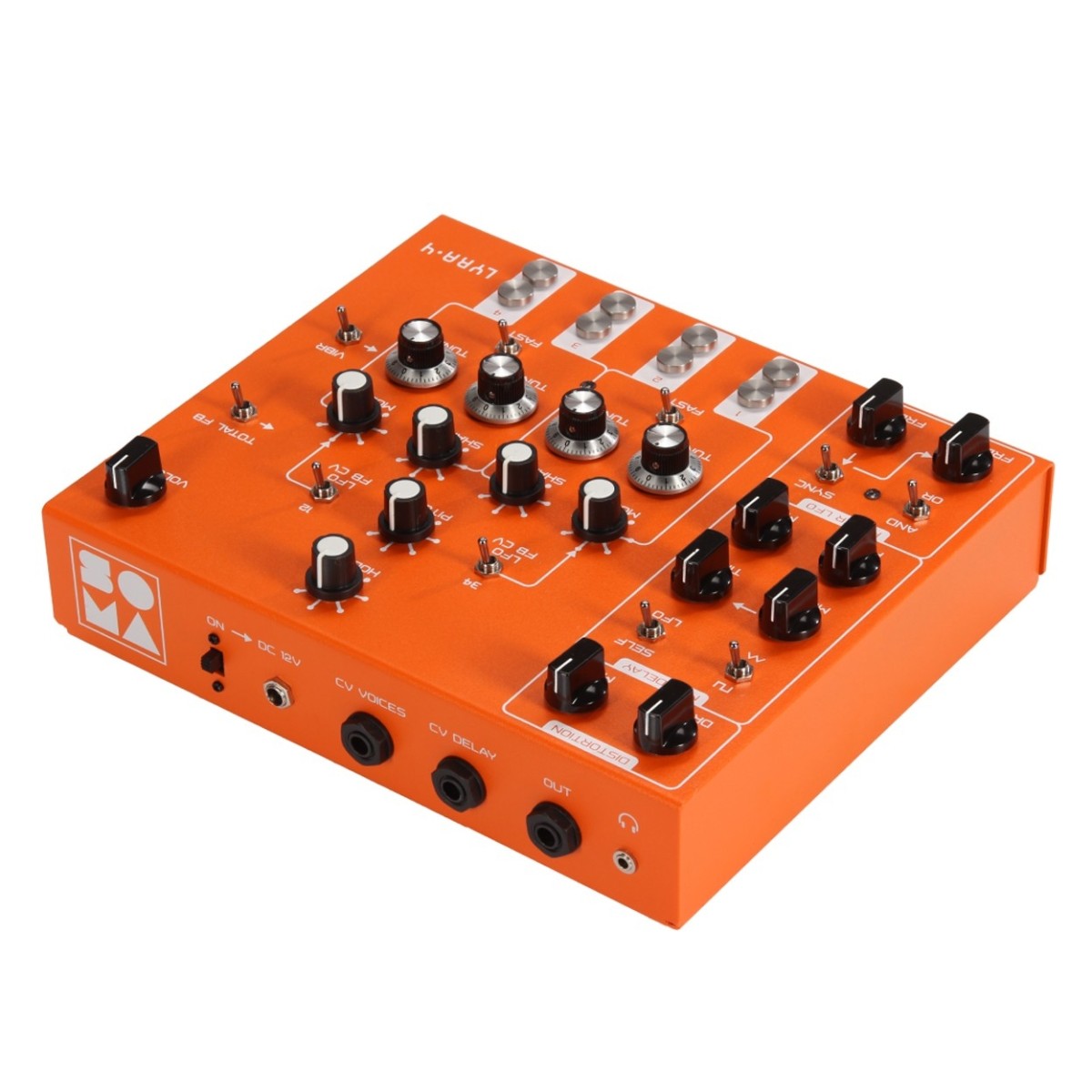 SOMA Laboratory Lyra-4 Analog Synthesizer Orange - Image 3