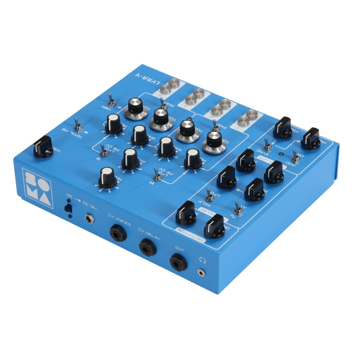SOMA Laboratory Lyra-4 Analog Synthesizer Zanzibar Blue - Image 3