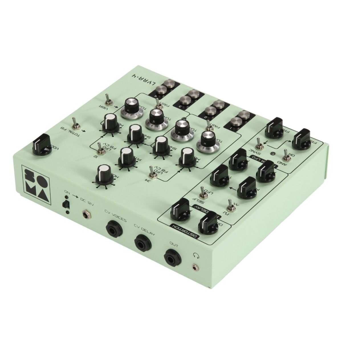 SOMA Laboratory Lyra-4 Analog Synthesizer Green - Image 3