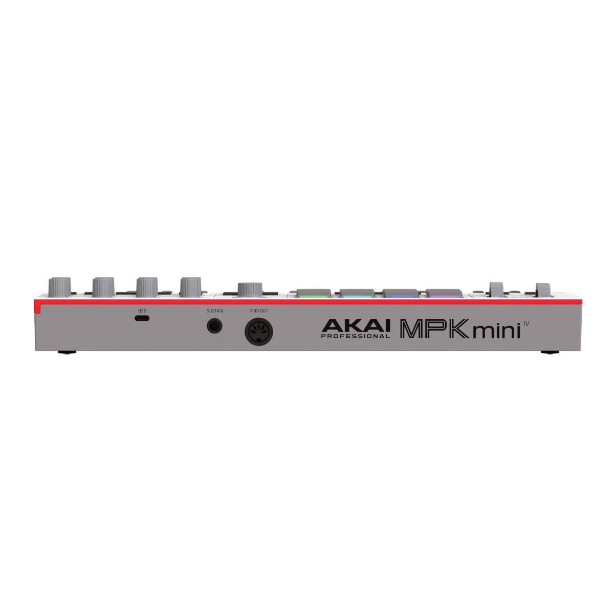Akai Professional MPK Mini MK4 Compact MIDI Keyboard & Pad Controller Grey - Image 3