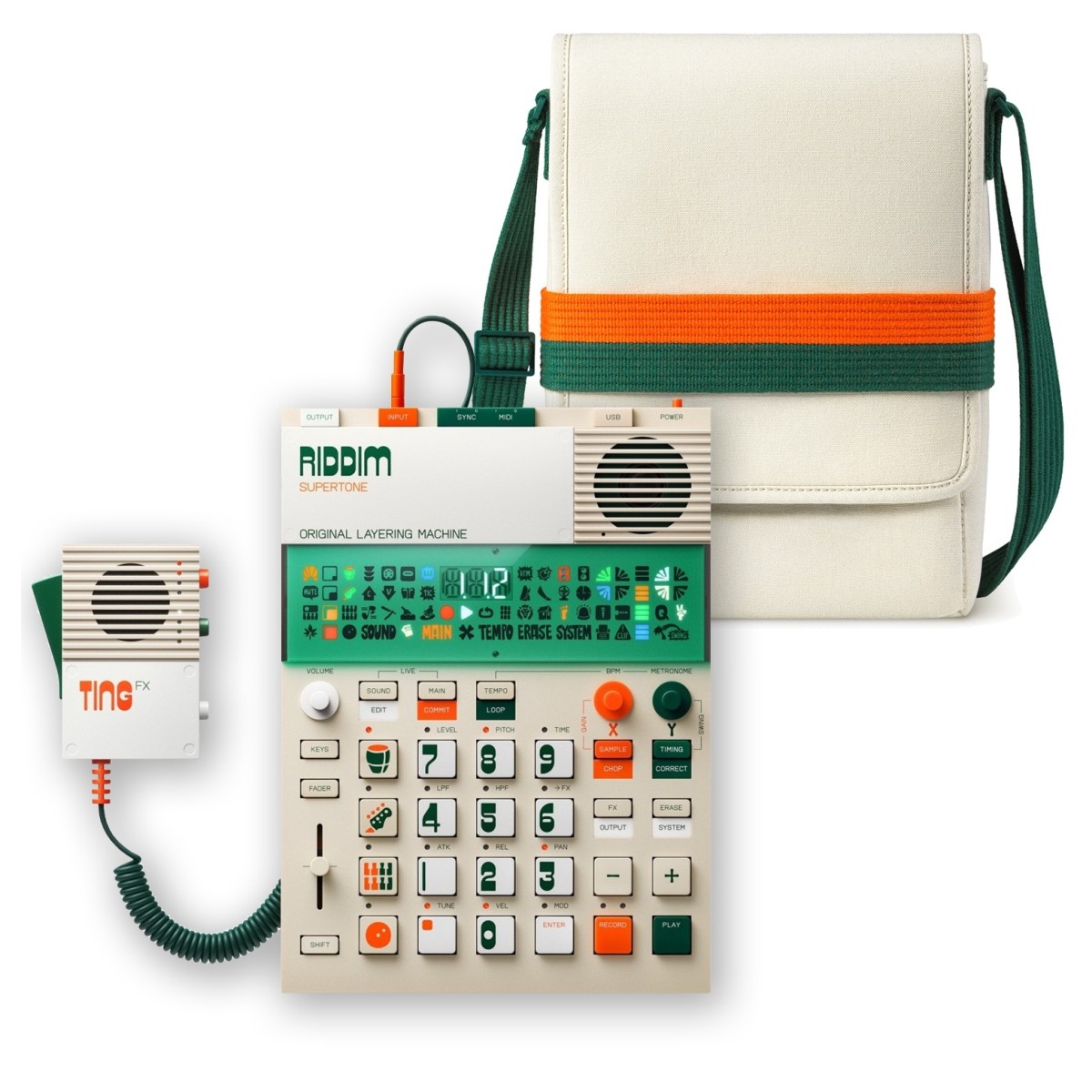 Teenage Engineering EP-40 Riddim n Ting With Shoulder Bag