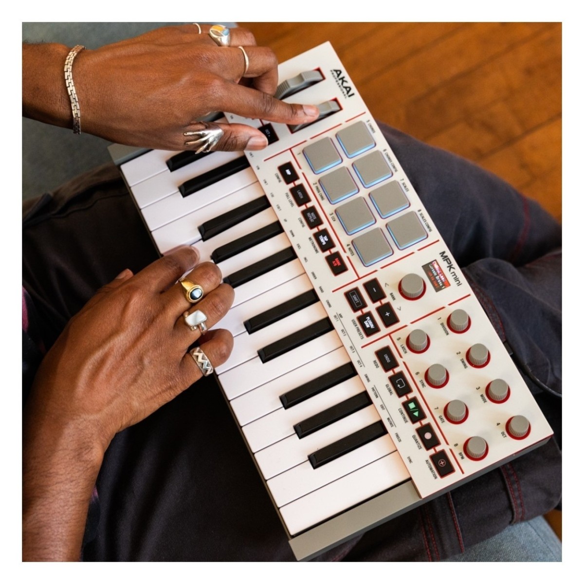 Akai Professional MPK Mini MK4 MIDI Keyboard Grey with Subzero Bag - Image 4