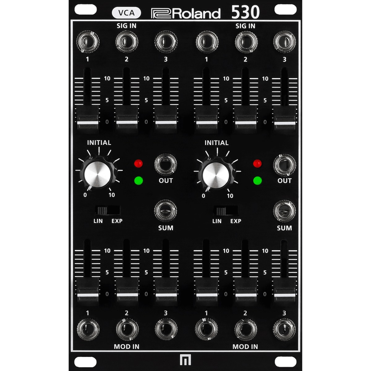 Roland System-500 530 Dual VCA Module (16HP)