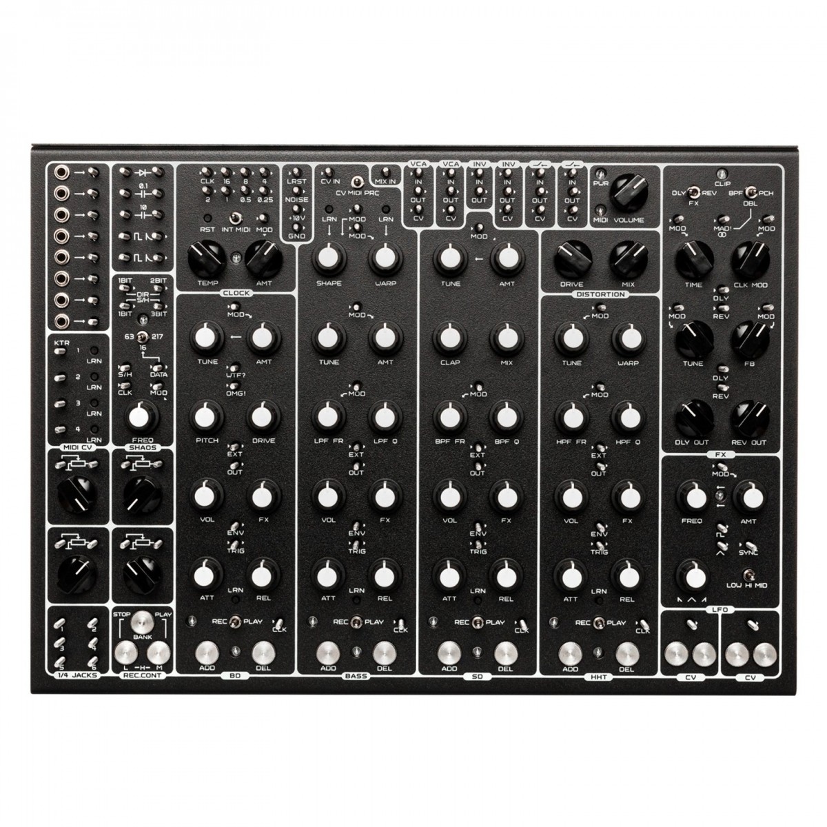 SOMA Laboratory PULSAR-23 Organismic Drum Machine Black (Screw)