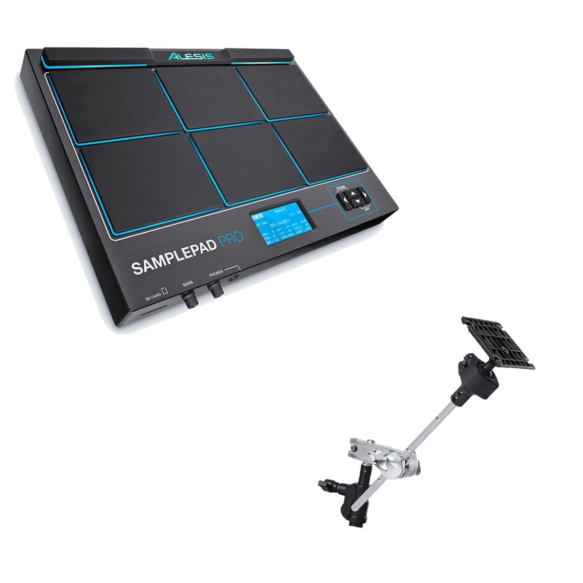 Alesis SamplePad Pro with MultiPad Clamp
