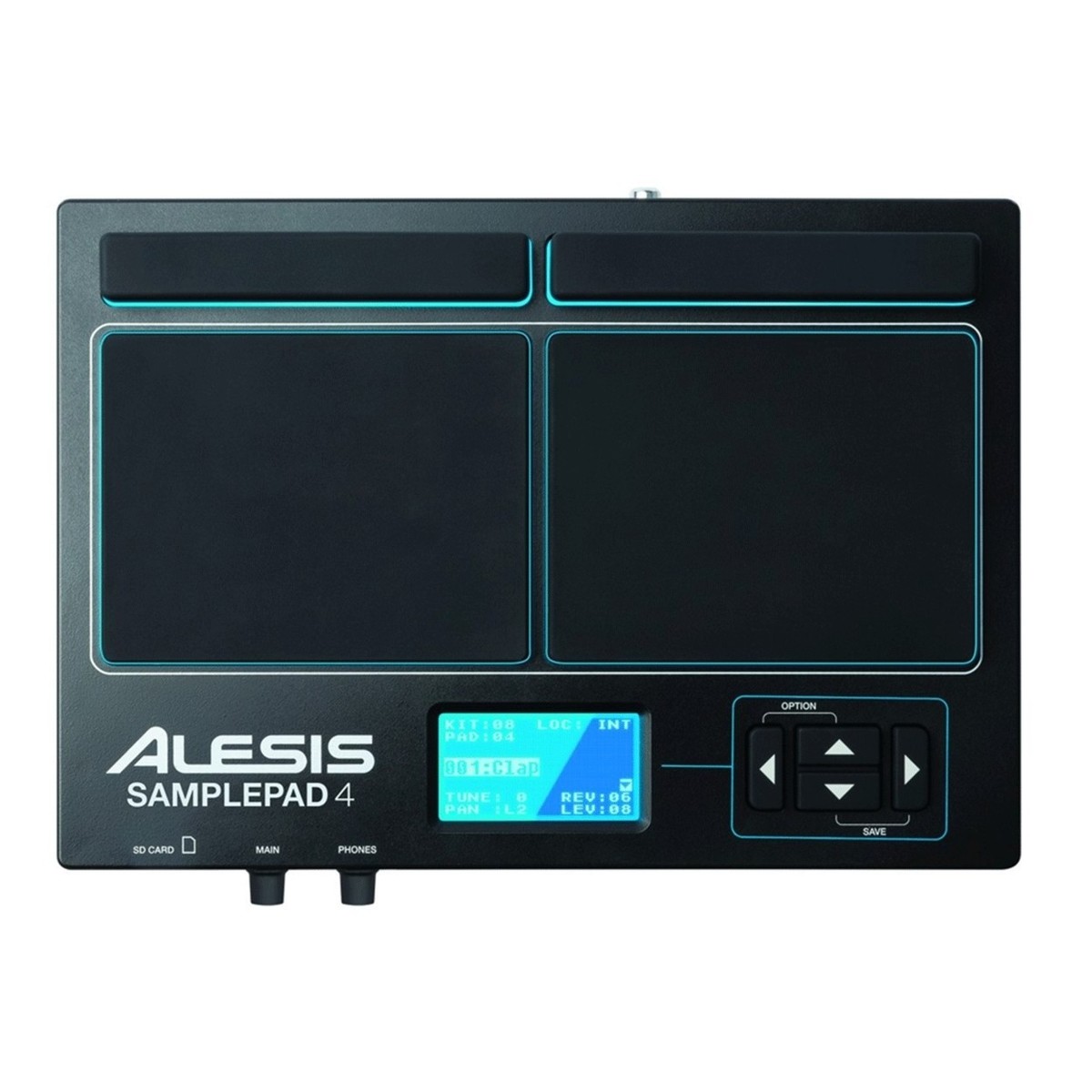 Alesis SamplePad 4 with Module Mount and Multi-Clamp - Image 4