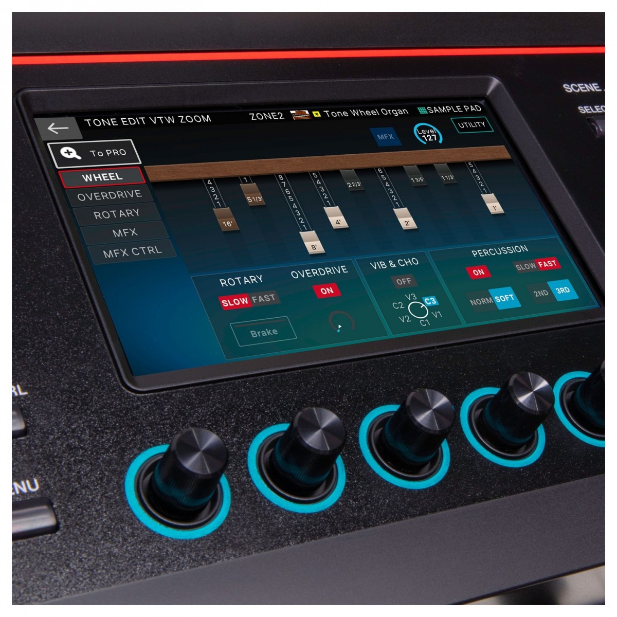 Roland Fantom-08 Synthesizer Keyboard Live Performance Bundle - Image 3