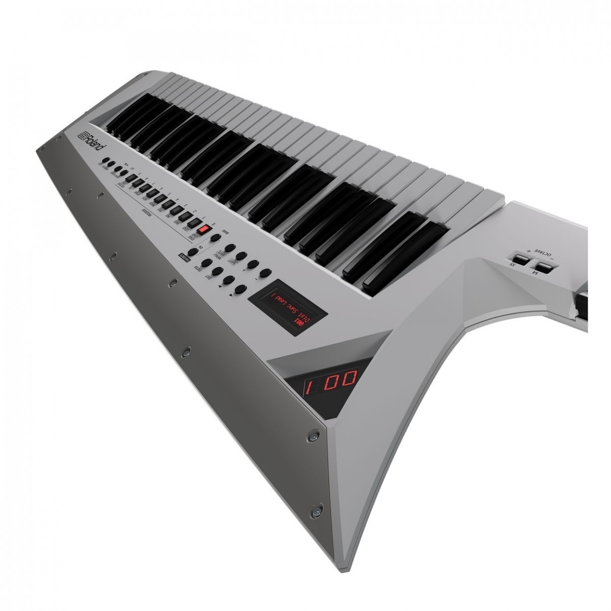 Roland AX-Edge Keytar White with Bag - Image 4