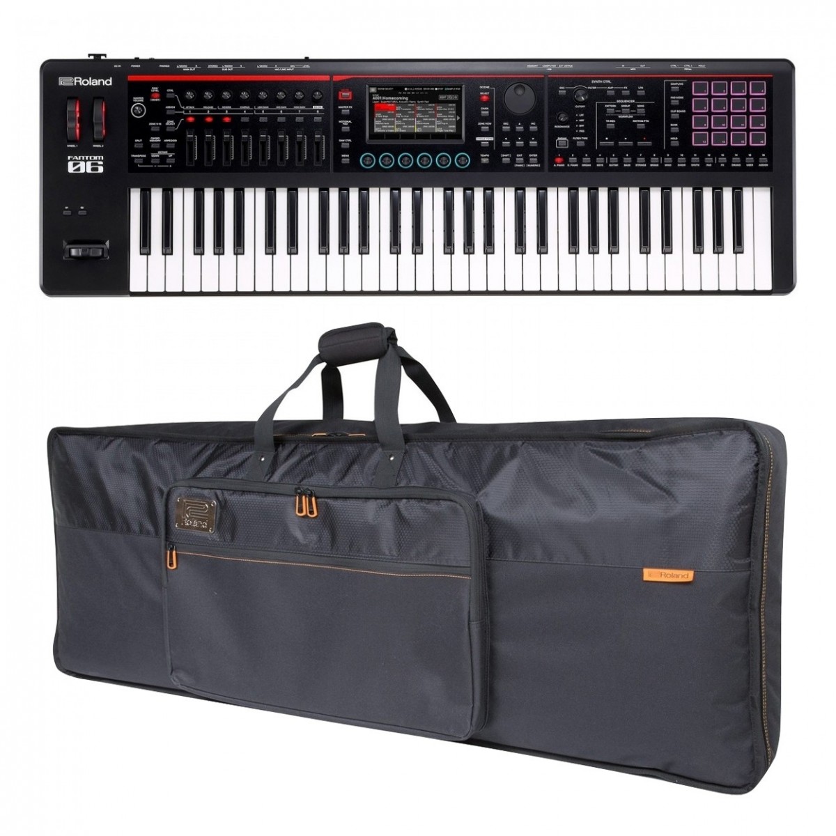 Roland Fantom-06 Synthesizer Keyboard with Bag