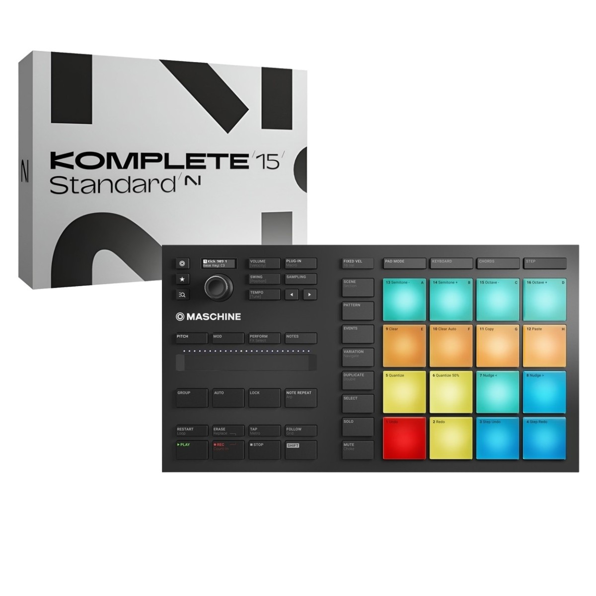 Native Instruments Maschine Mikro MK3 with Komplete 15