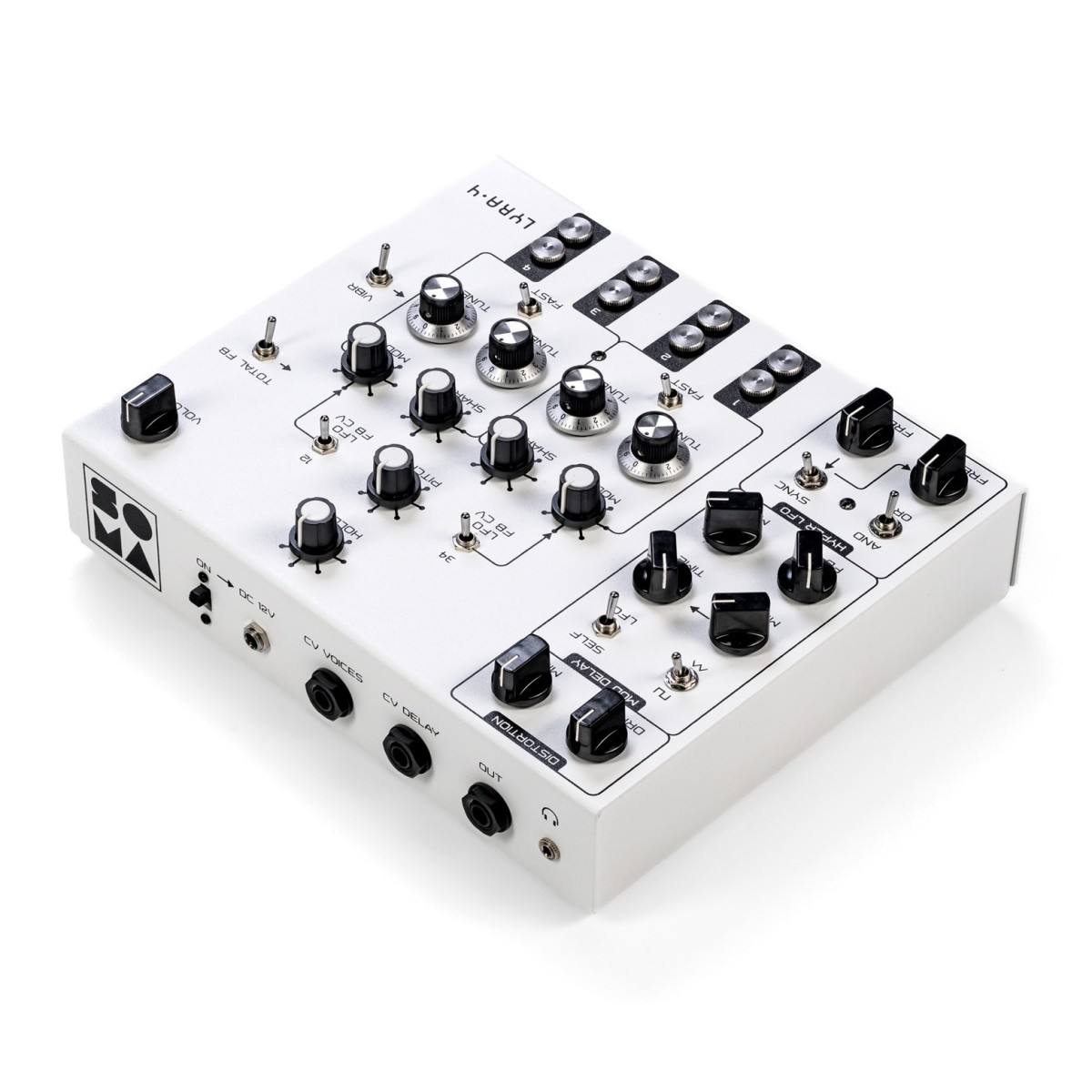 SOMA Laboratory Lyra-4 Analog Synthesizer White Angel - Image 4