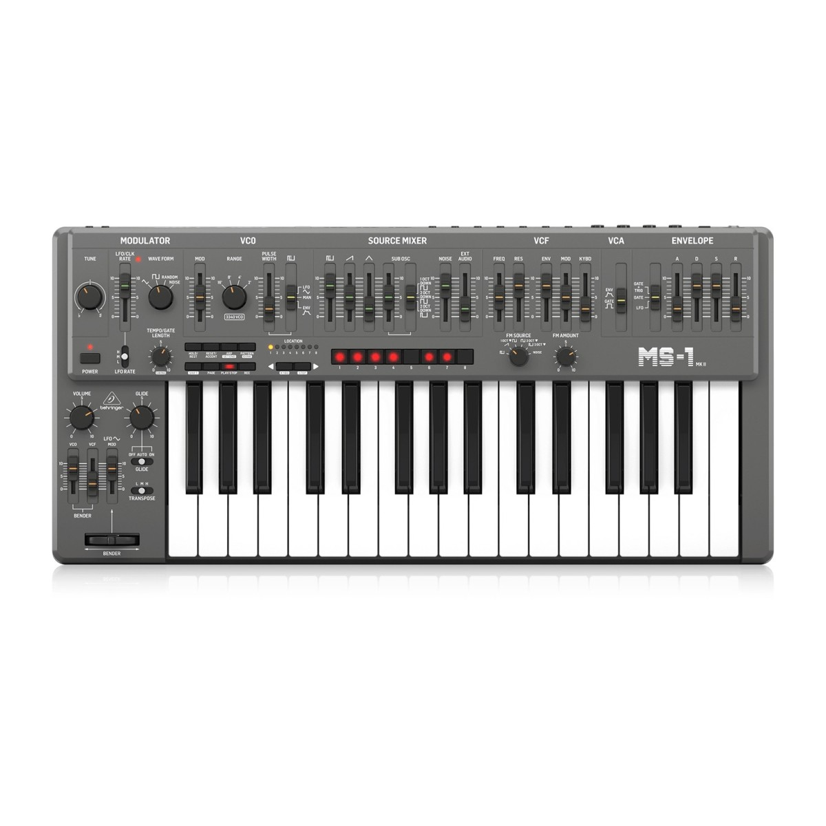 Behringer MS-1 MKII Analog Synthesizer Grey
