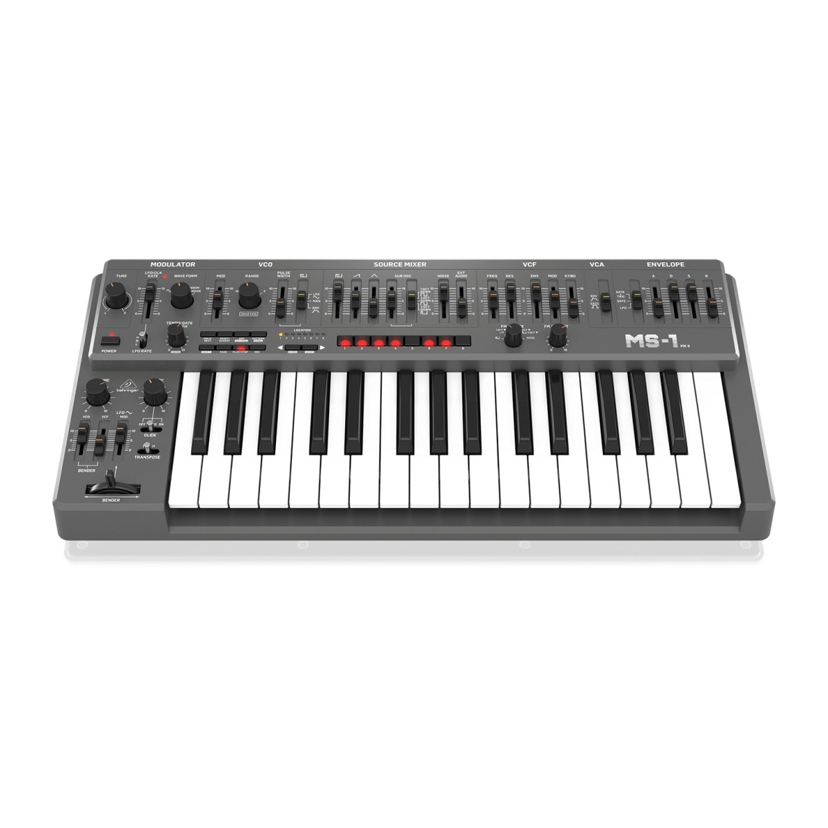 Behringer MS-1 MKII Analog Synthesizer Grey - Image 2