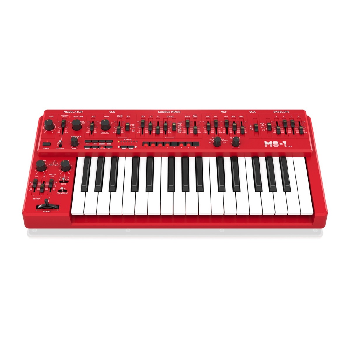 Behringer MS-1 MKII Analog Synthesizer Red - Image 2
