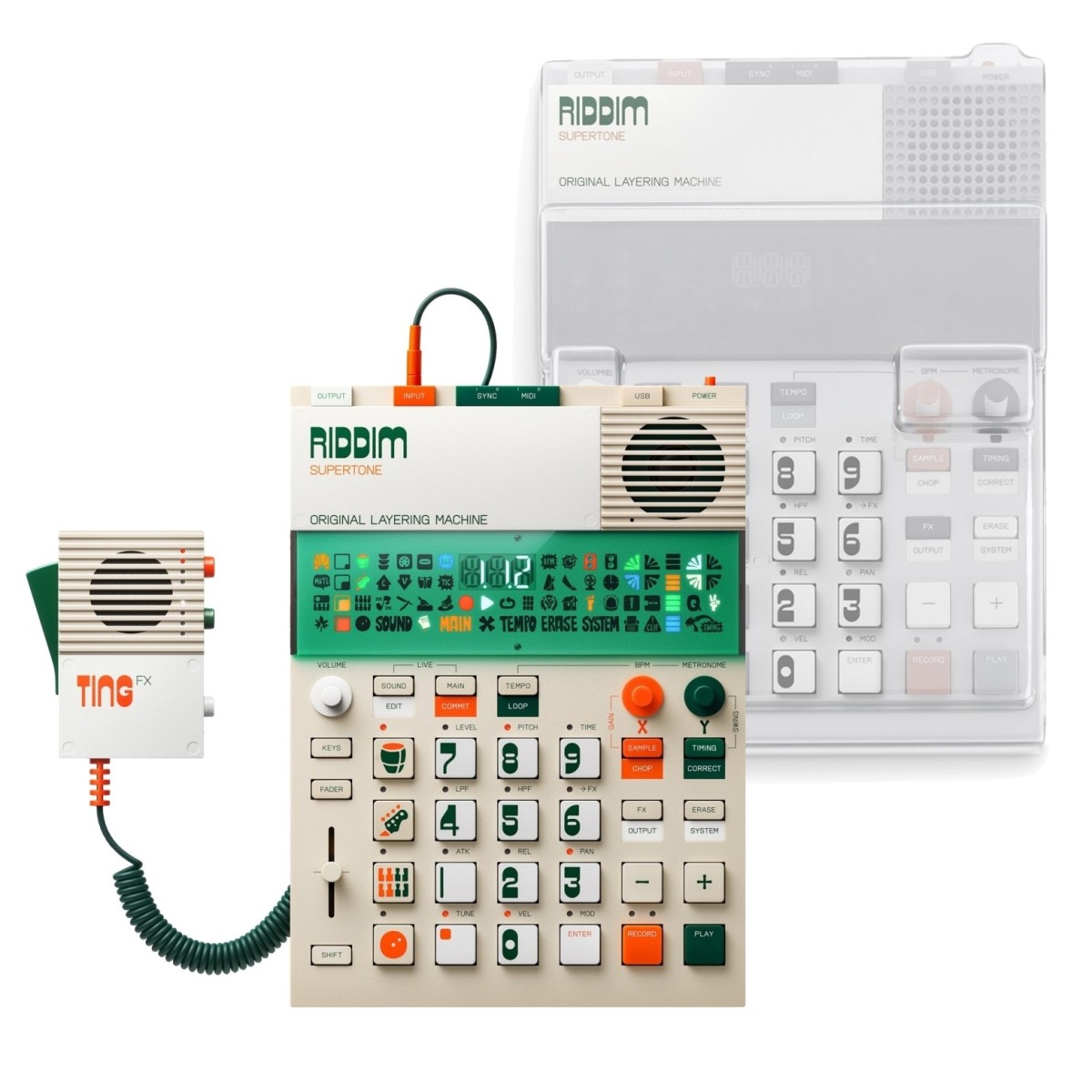 Teenage Engineering EP-40 Riddim Performance Synthesizer with Decksaver