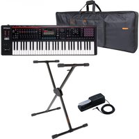 Roland Fantom-06 Synthesizer Keyboard Live Performance Bundle