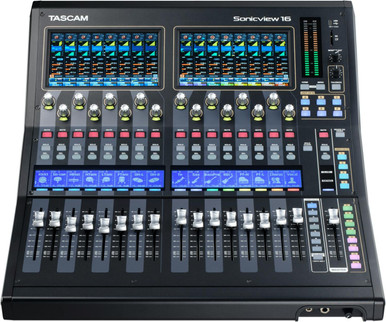 Tascam Sonicview 16 Digital Mixing Console with 2 Touch Screens & 16 Mic-pres