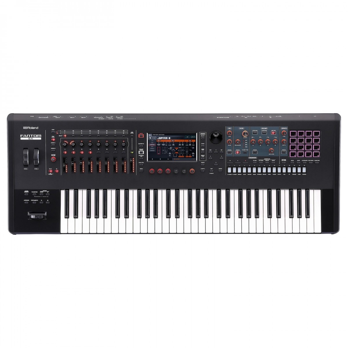 Roland Fantom-6 EX 61-Key Synthesizer Keyboard - Image 1