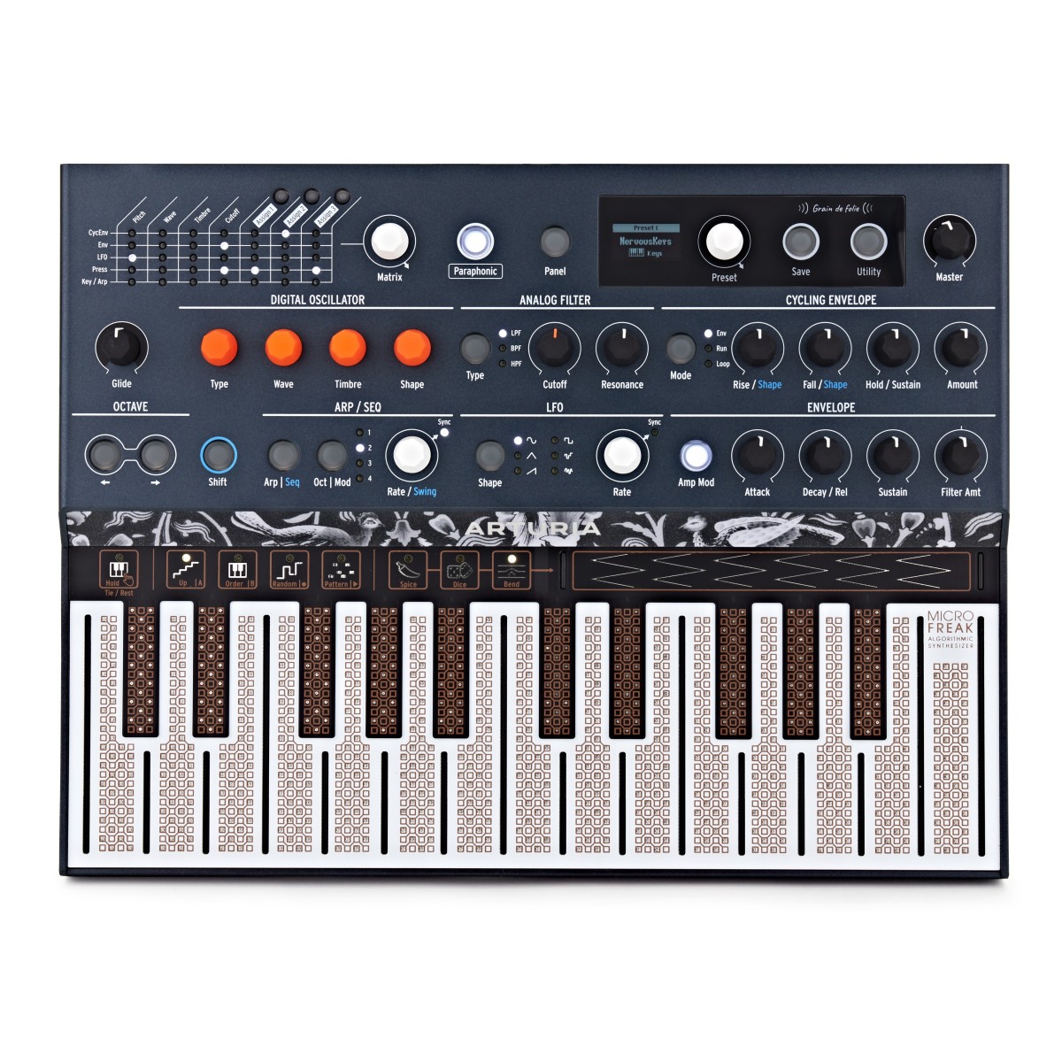 Arturia MICROFREAK Paraphonic Hybrid Synthesizer