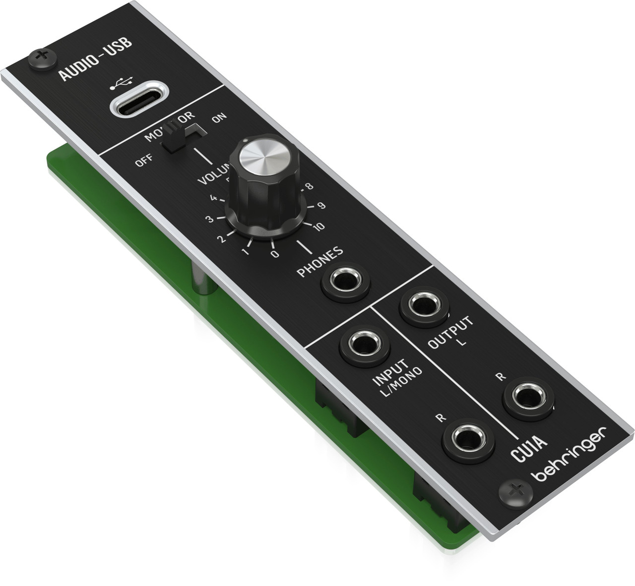 Behringer CU1A Ultra-Low Latency 2 In/2 Out USB/Audio Interface for Eurorack Module