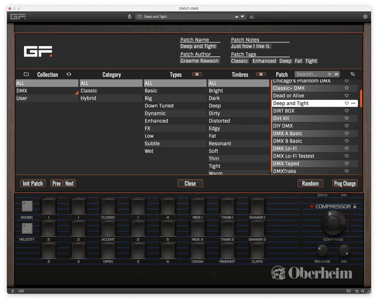 GFORCE Oberheim DMX Plugin