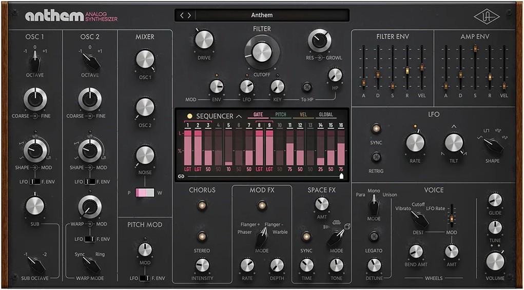 Universal Audio Anthem Analog Synthesizer