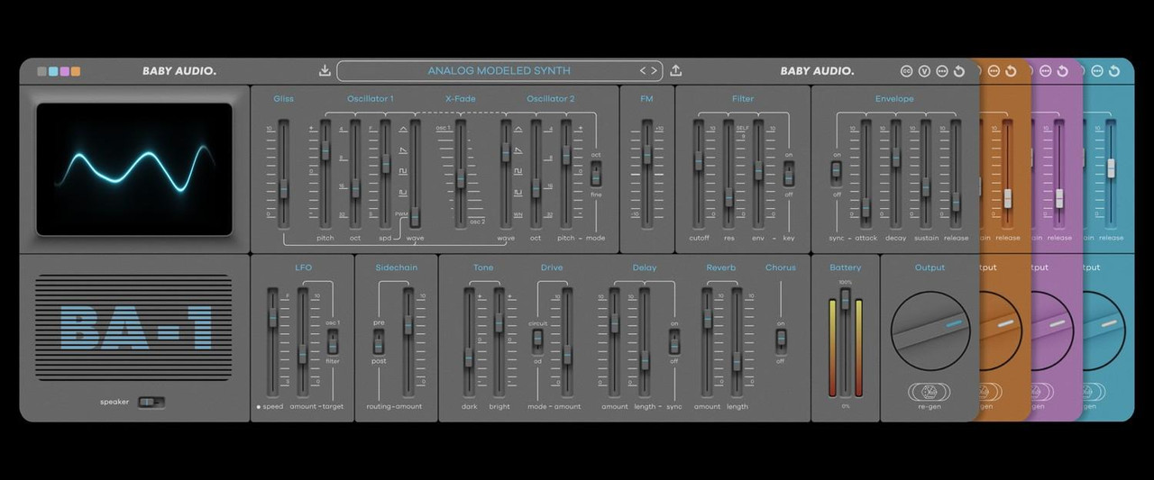 Baby Audio BA-1 Vintage Synth Plugin