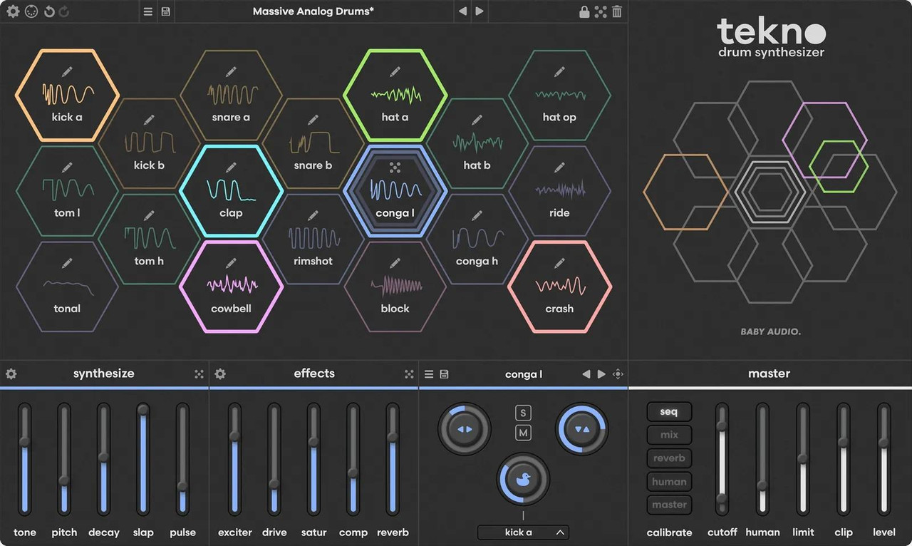 Baby Audio Tekno Drum Synth Plugin