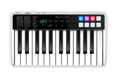 IK Multimedia iRig Keys 25 Key MIDI Keyboard & Controller With Mic Input