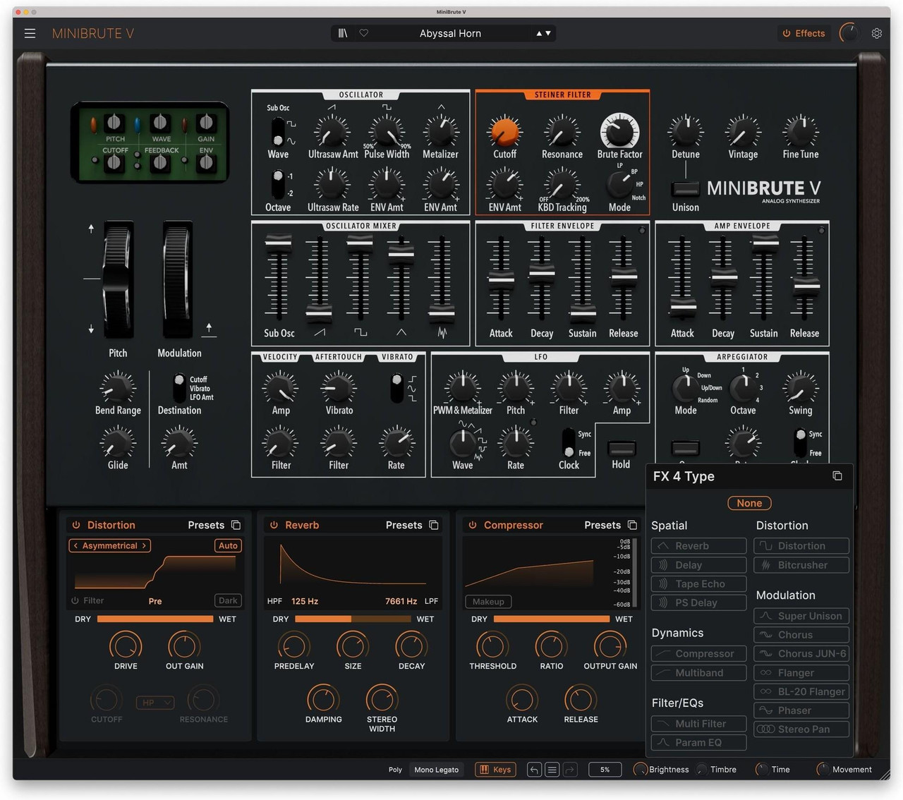 Arturia MiniBrute V Plugin