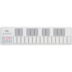 Korg nanoKEY2 MIDI Keyboard in White - Image 1