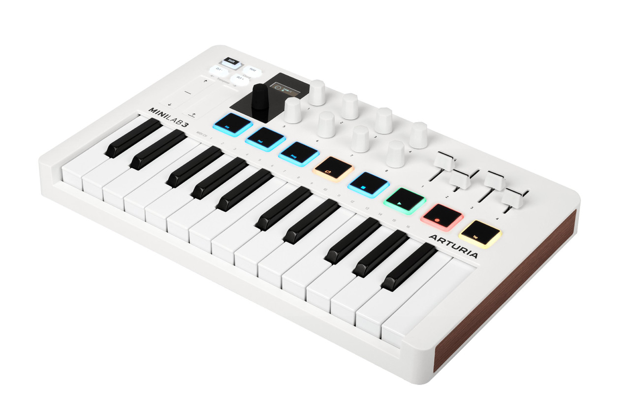 Arturia MiniLab 3 25-note MIDI Keyboard & Controller White