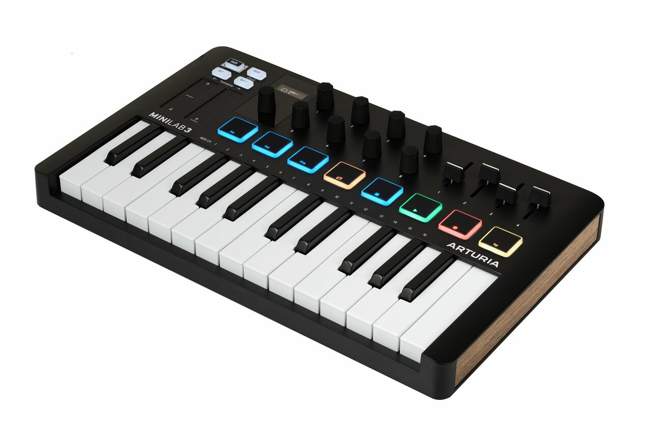 Arturia MiniLab 3 25-Note MIDI Keyboard & Controller in Black