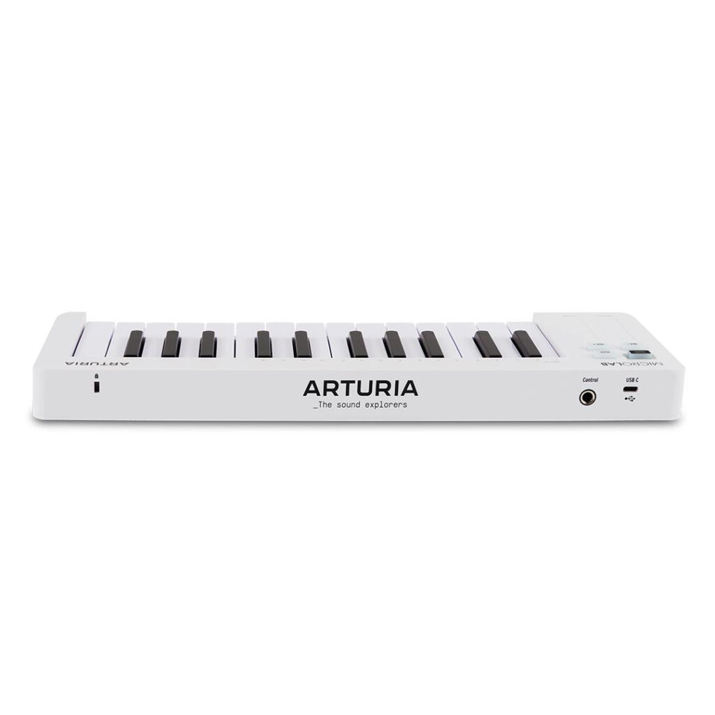 Arturia Microlab MK3 25 Key MIDI Keyboard & Controller in White