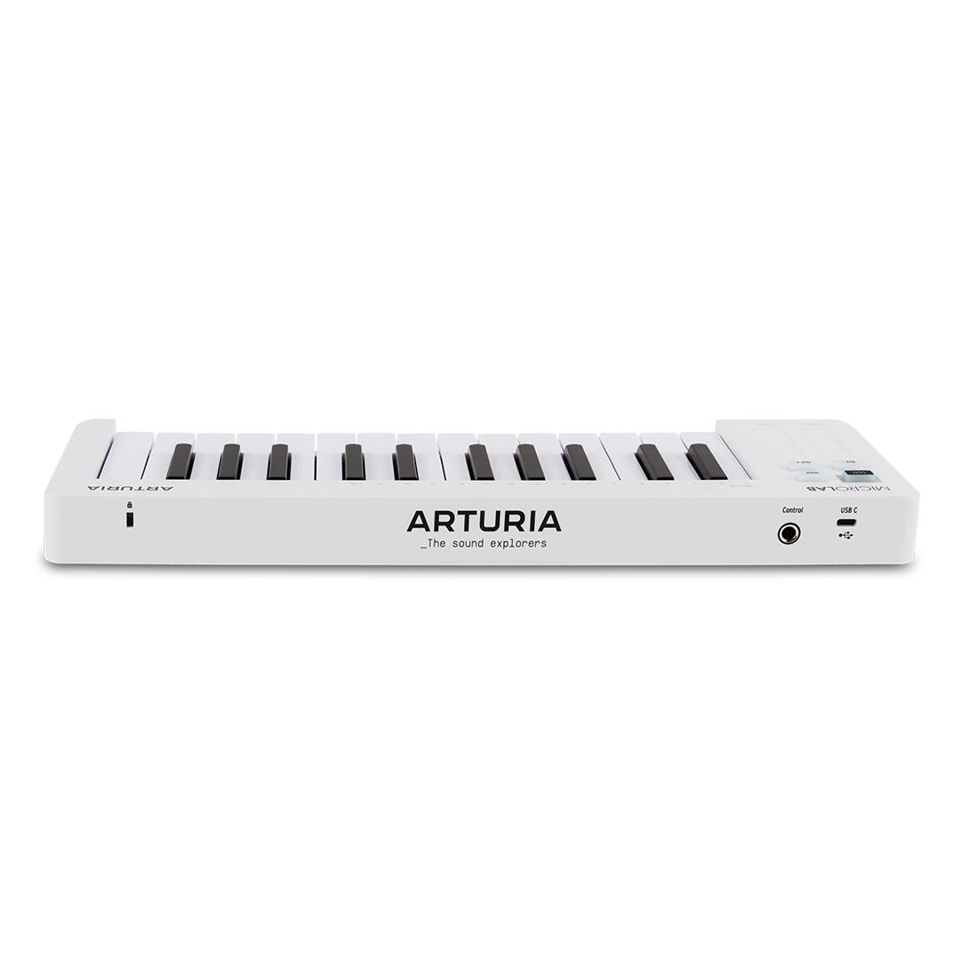 Arturia Microlab MK3 25 Key MIDI Keyboard & Controller in White - Image 5