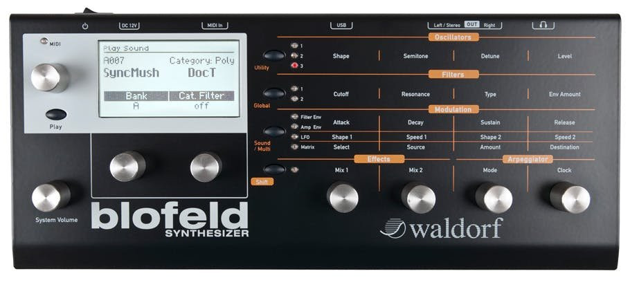 Waldorf Blofeld Synth Module in Limited Edition Black