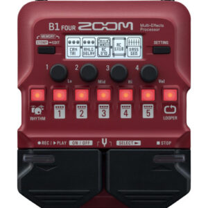 Zoom B1 Four Bass Multi-FX Pedal
