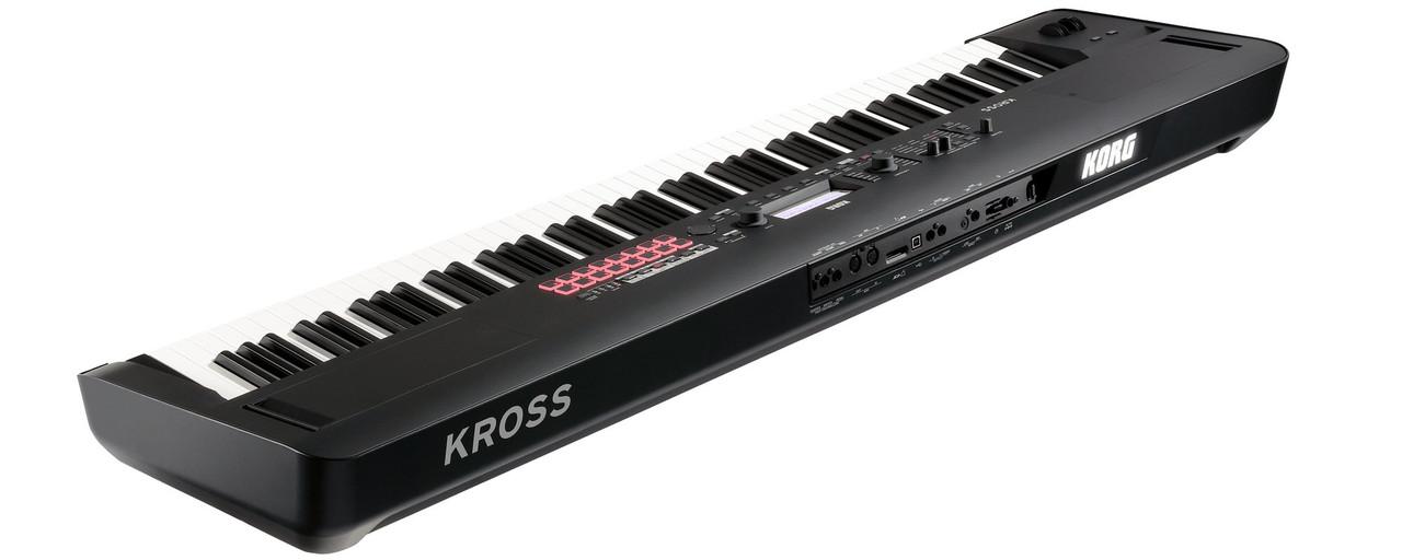 Korg KROSS MkII MB 88-key Synthesizer Workstation in Matte Black