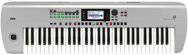 Korg i3 Workstation Keyboard in Silver