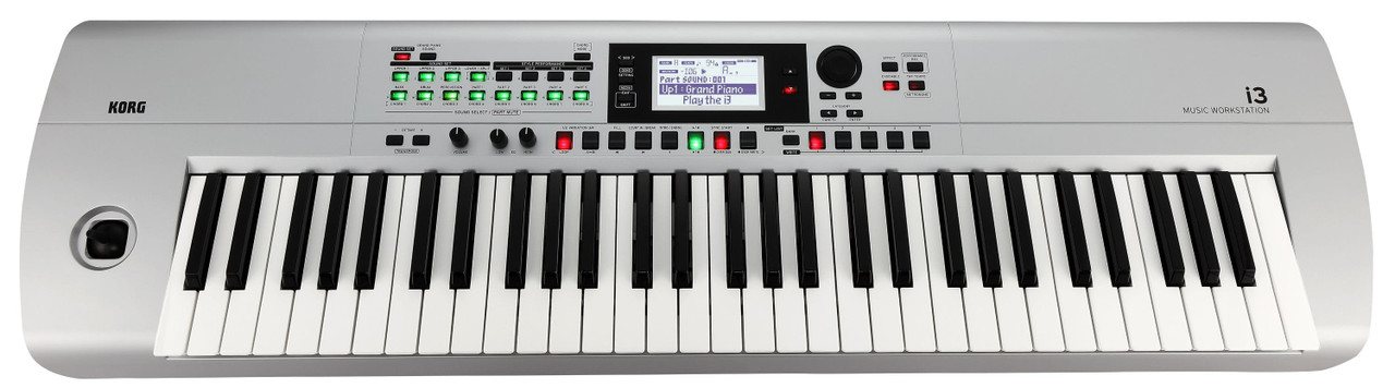 Korg i3 Workstation Keyboard in Silver