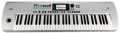 Korg i3 Workstation Keyboard in Silver