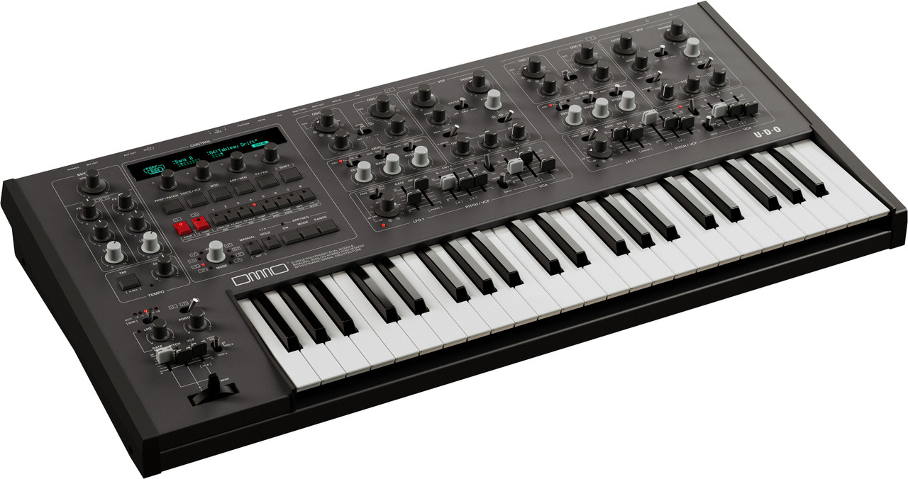 UDO DMNO 8-Voice Hybrid Synthesizer in Black