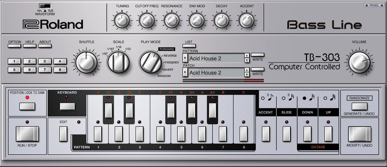 Roland Cloud TB-303 Virtual Instrument Plugin - Lifetime Key