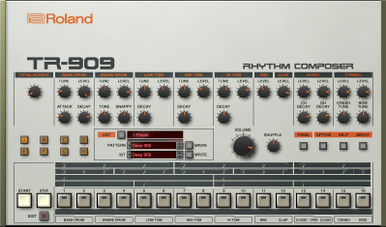 Roland Cloud TR-909 Virtual Instrument Plugin - Lifetime Key