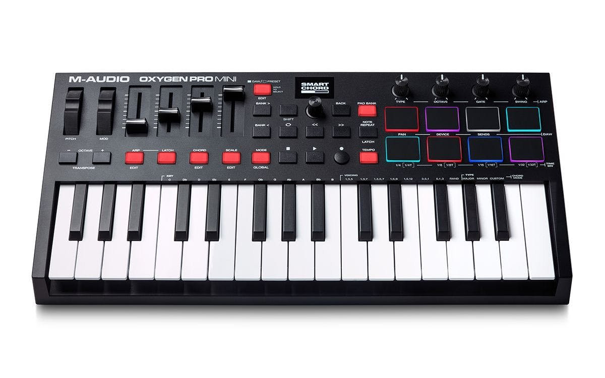 M-Audio Oxygen Pro Mini 32 Key Mini Key MIDI Keyboard & Controller