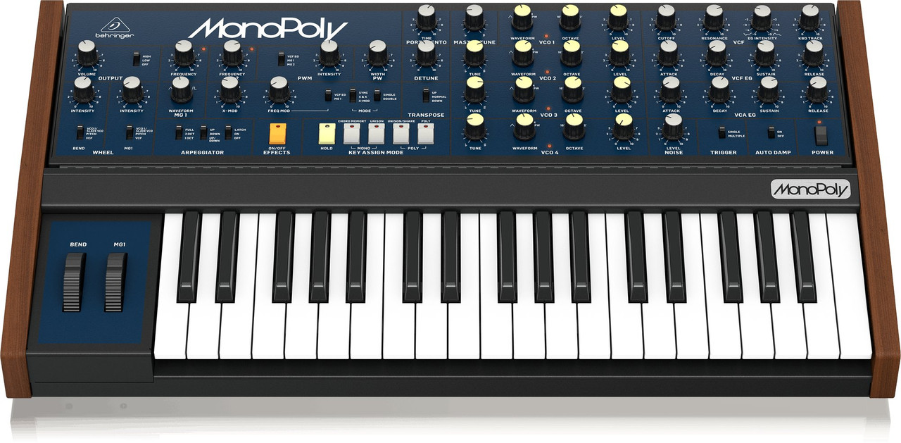 Behringer MonoPoly Analog Polyphonic Synthesizer
