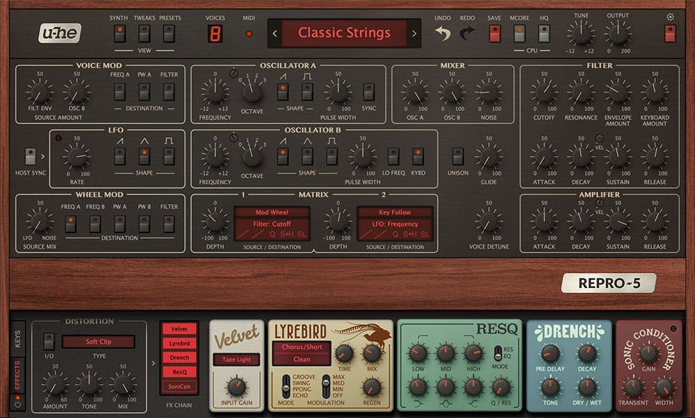u-he Repro Analogue Syntheiser Simulator Plugin